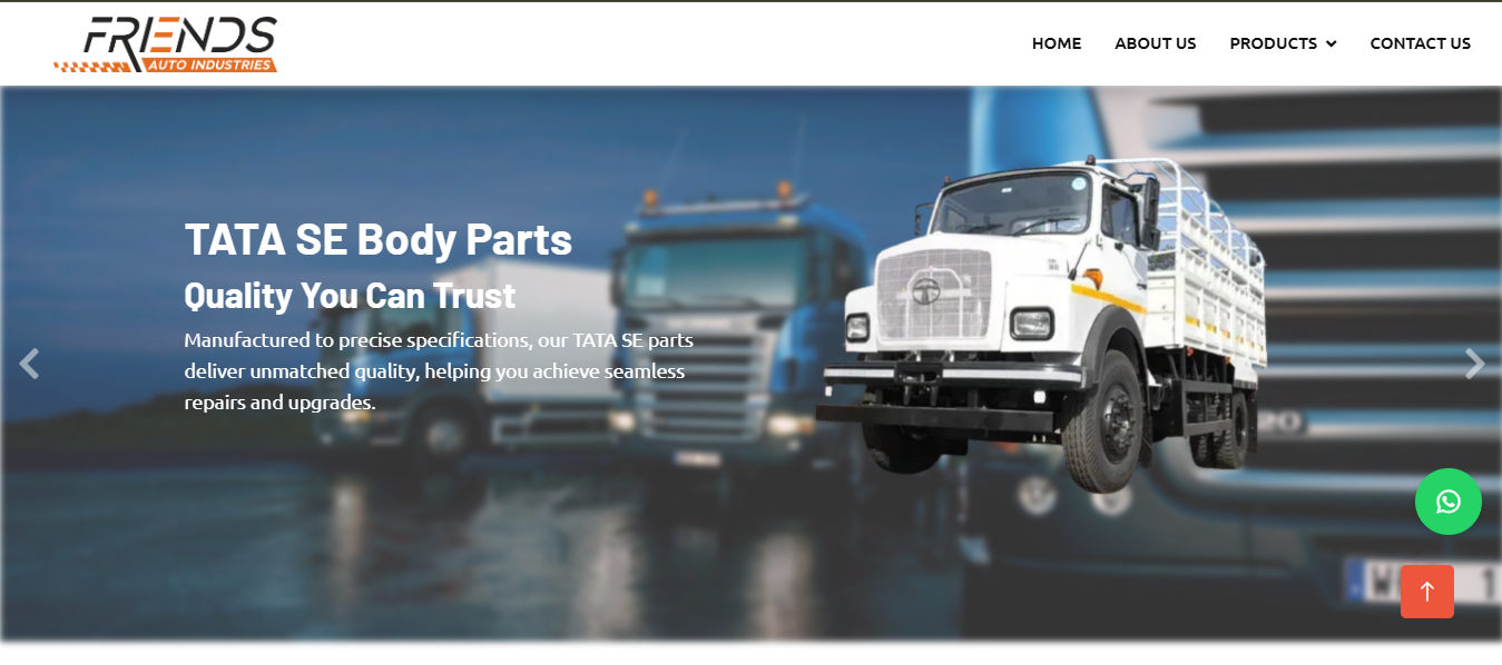 Friends Auto Industries Website